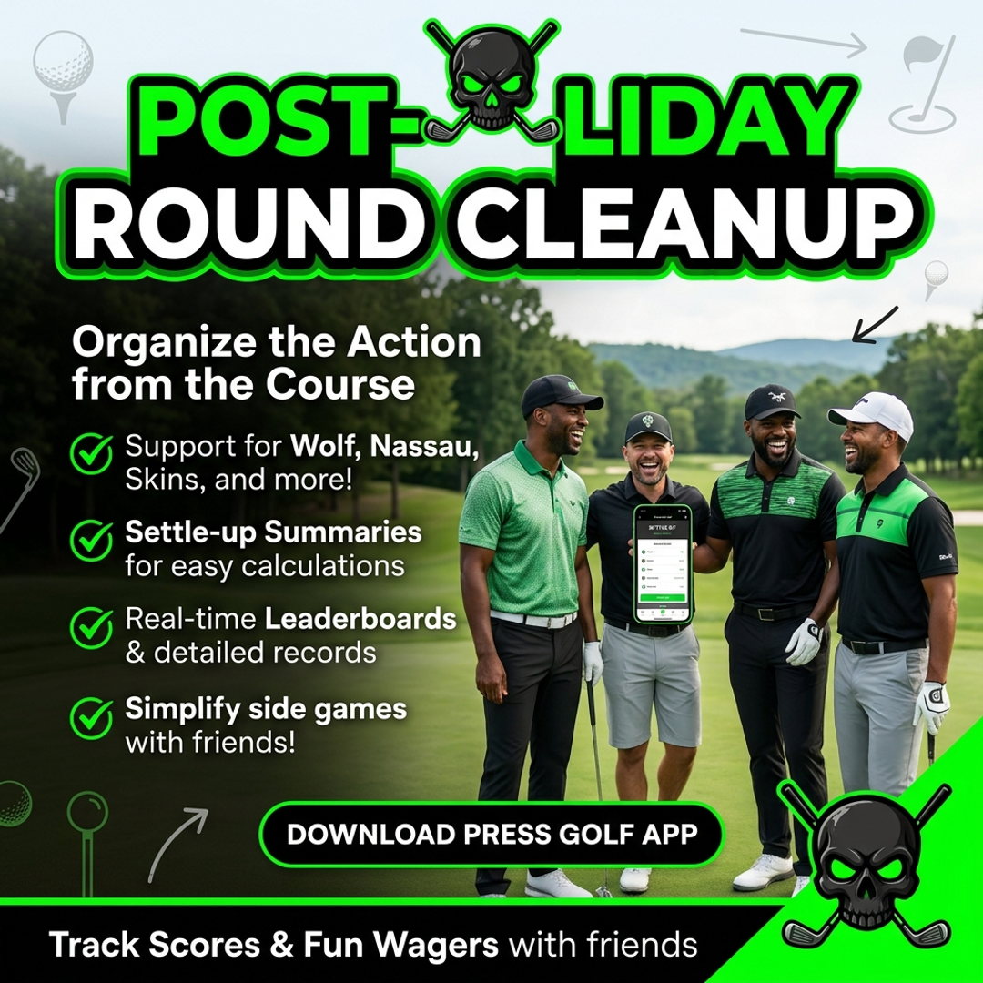 Gambling Golfer - Post-Holiday Round Cleanup
