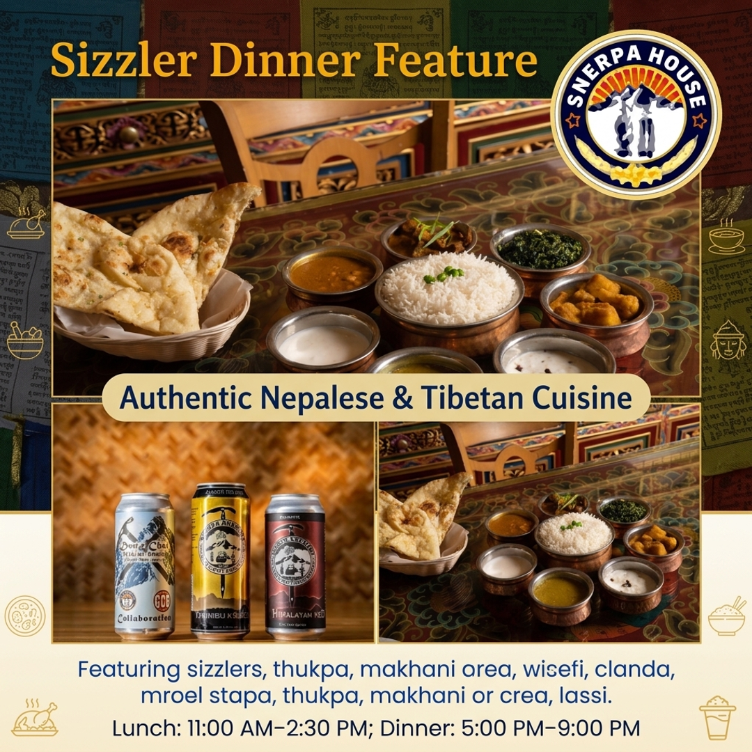 Sherpa House - Sizzler Dinner Feature