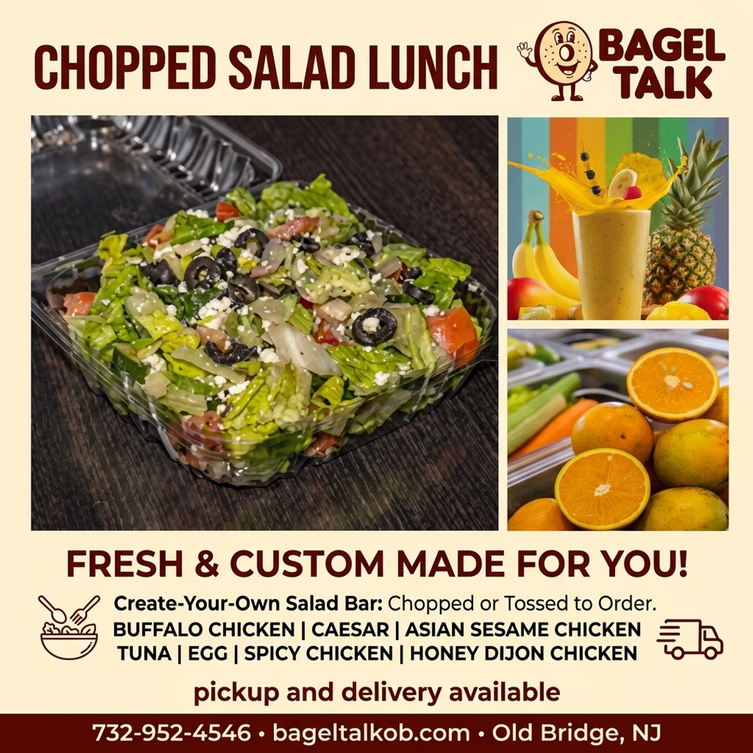 Bagel Talk Cafe - Chopped Salad Lunch