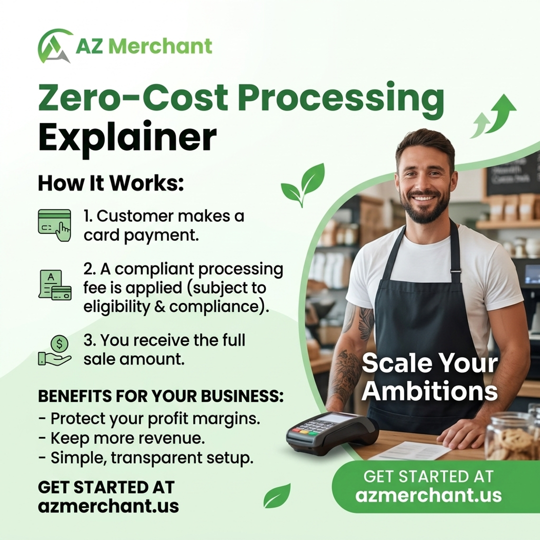 https://azmerchant.us/ - Zero-Cost Processing Explainer