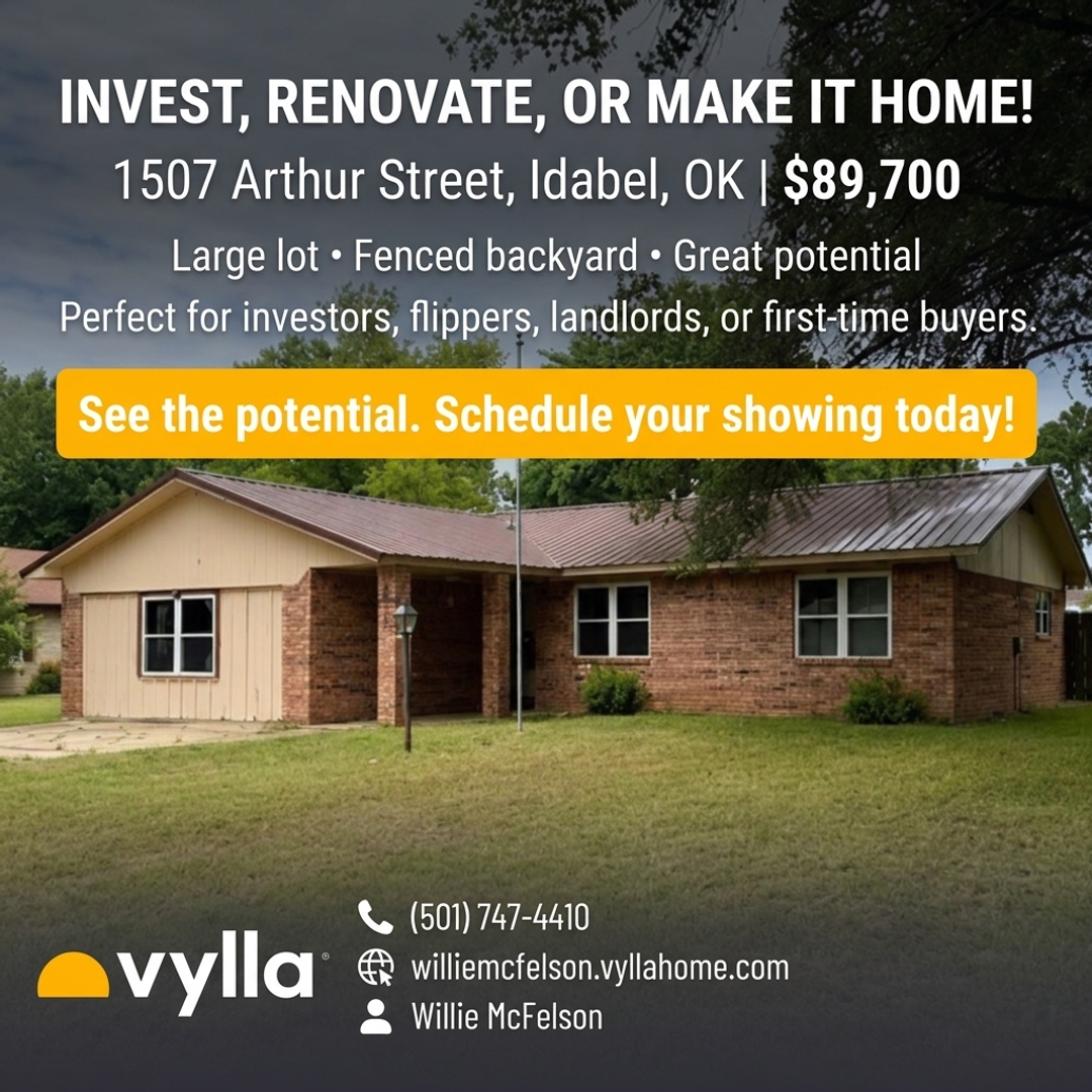 Willie McFelson - 1507 Arthur Street Real Estate Listing
