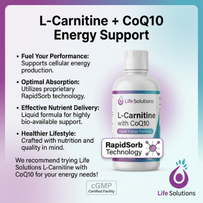 L-Carnitine + CoQ10 Energy Support